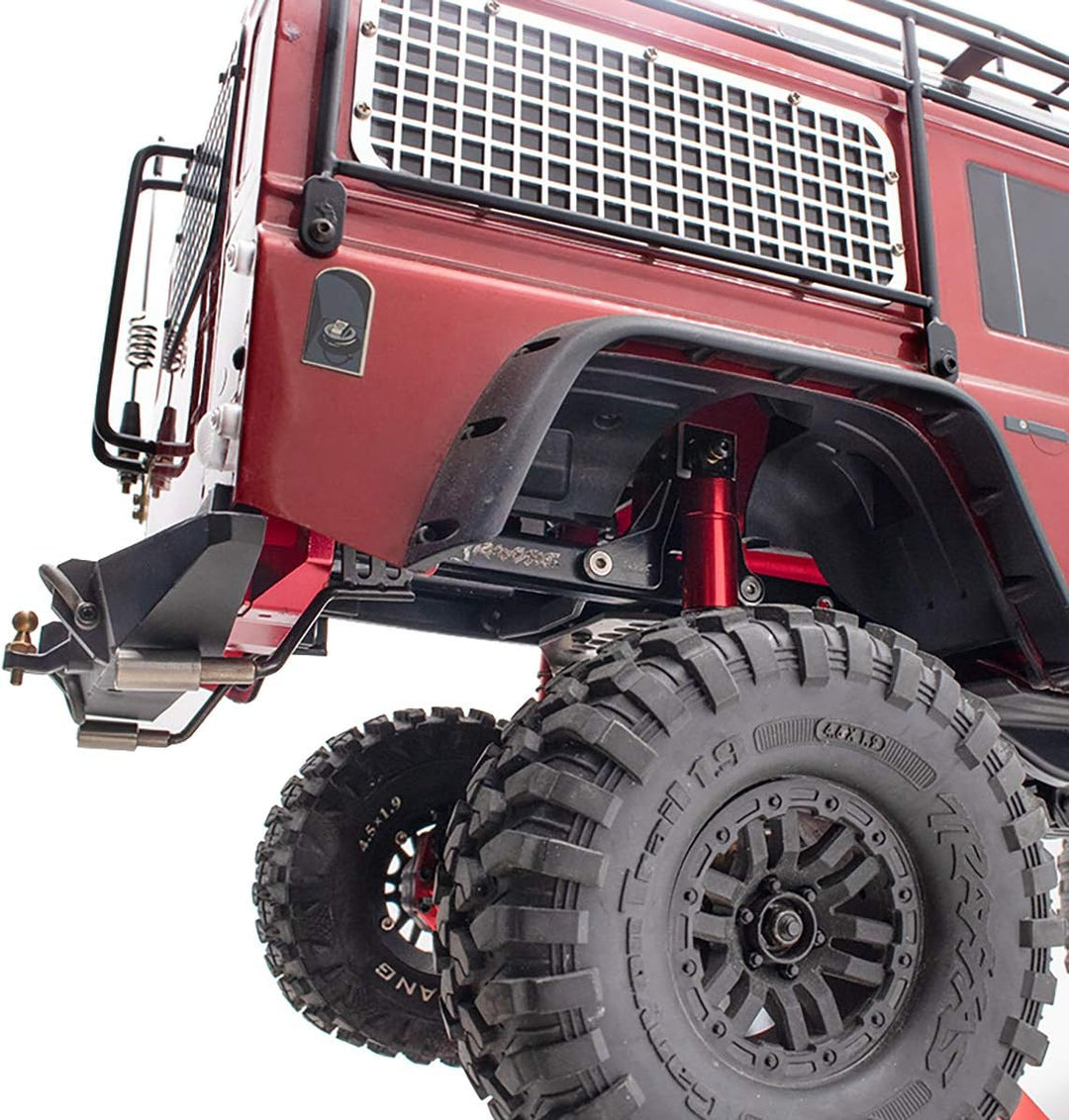 LCX Racing 1/10th RC Crawler Auto Karosserieteile Metall Auspuffrohre für Traxxas TRX4 TRX6, Upgrade