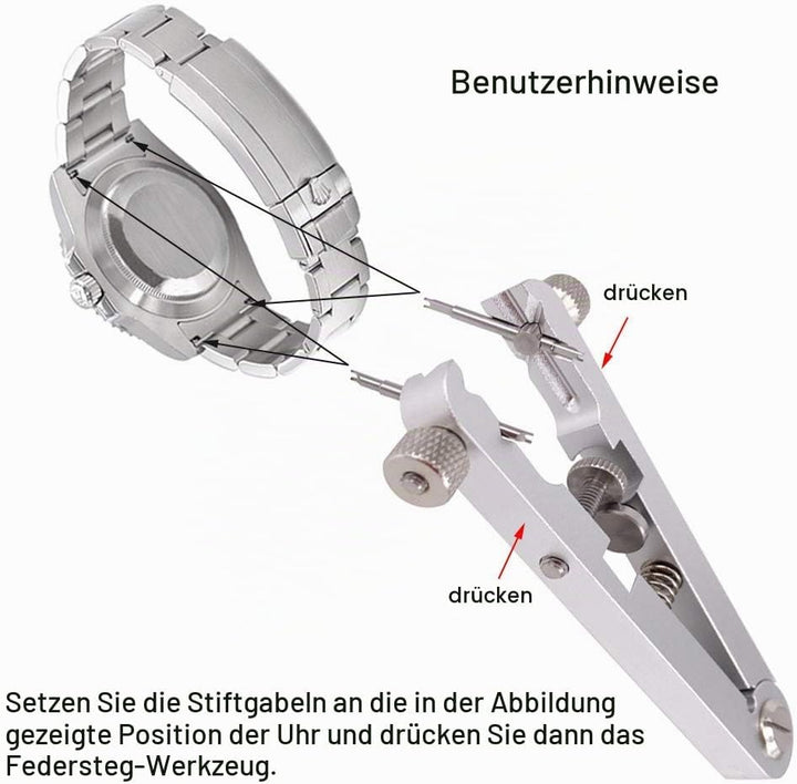 Uhrenarmband, Federsteg-Zange, Ersatz-Werkzeug