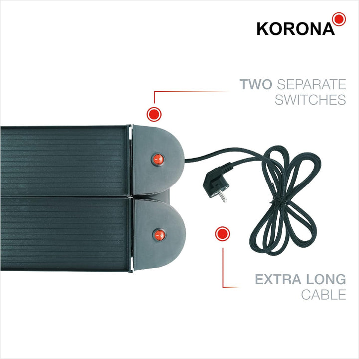Korona 45072 Klappbares Raclette für 8 Personen | 2-in-1-Raclette mit 8 Pfannen & Spateln | Mit Anti