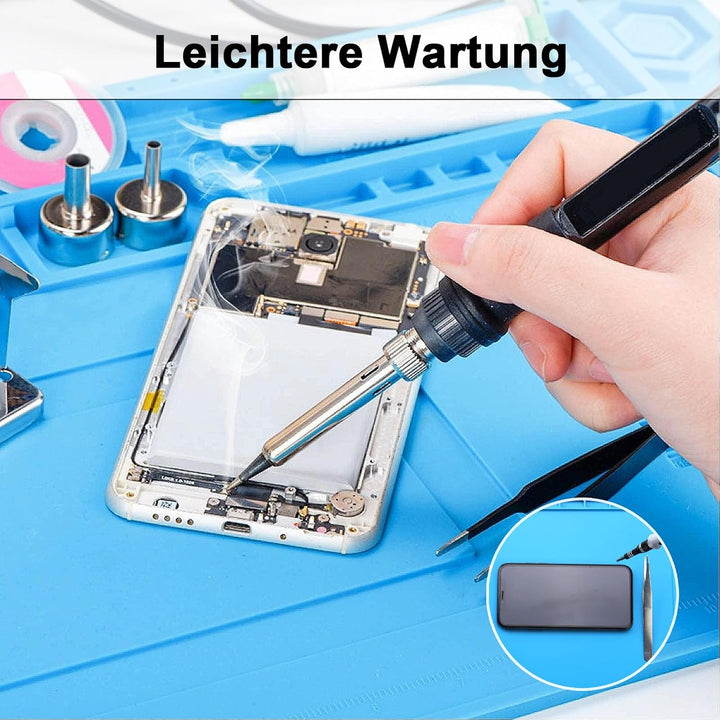 Magnetische Lötmatte, 55x 35cm Magnetische Elektronik Reparaturmatte, Silikon Lötmatte, Hitzebeständ