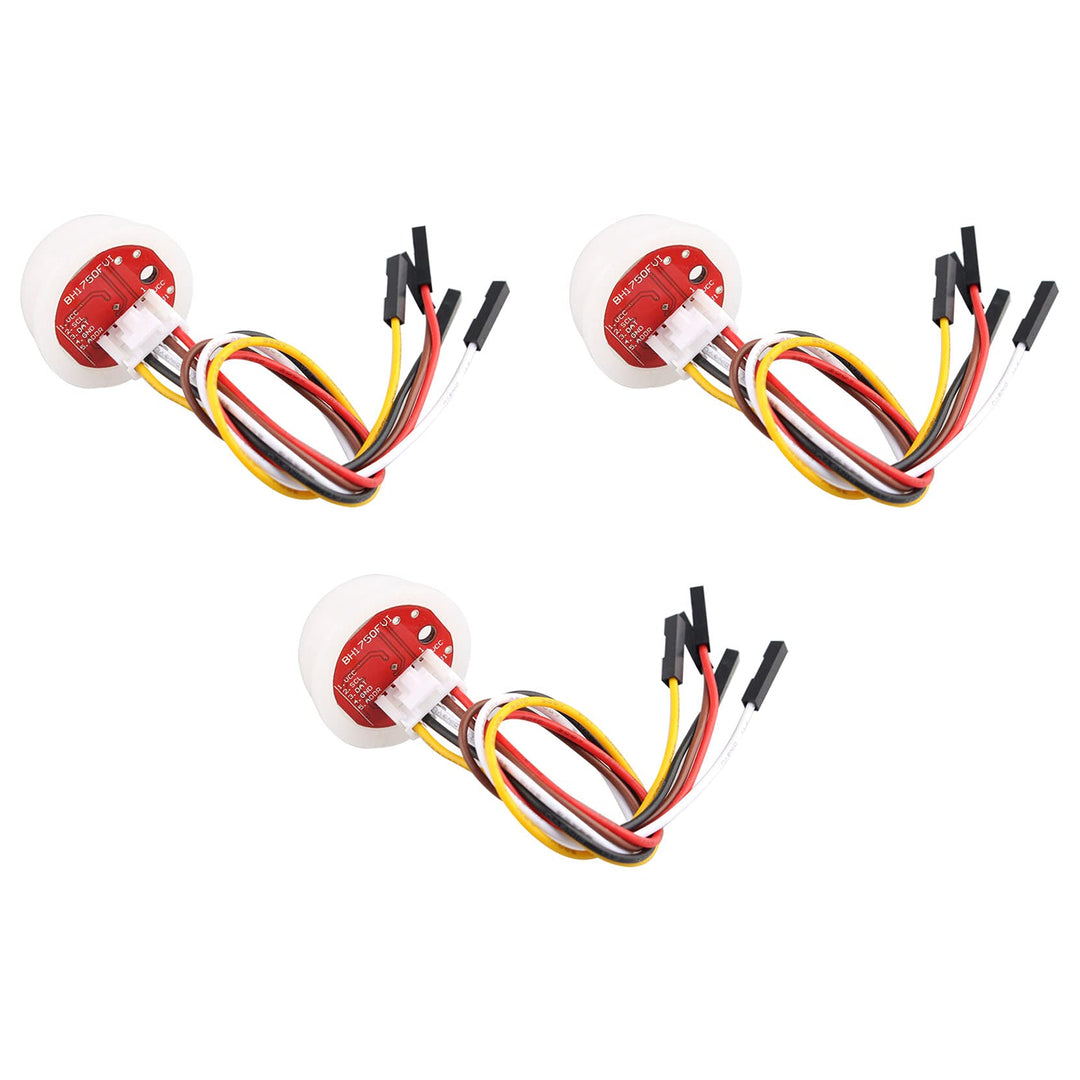 Jopto 3 Stück Lichtsensormodul Chip Digitale Intensitätsbeleuchtung BH1750FVI DC 5V Lichtkugel Kompa