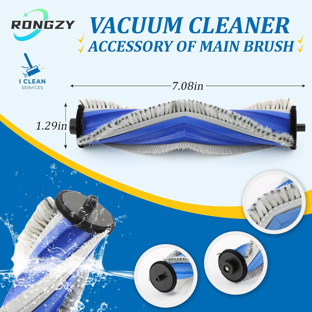 17PCS Zubehör für Ecovacs Deebot N20/N20 Plus/N20 Pro Plus mit 1 Hauptbürste, 5 Mopp, 5 Seitenbürste