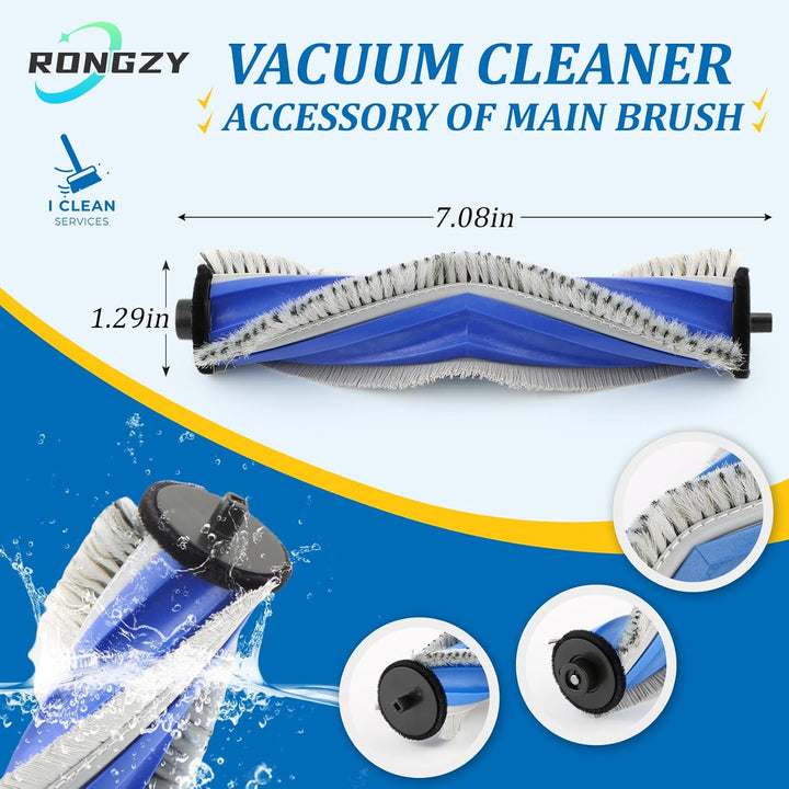 17PCS Zubehör für Ecovacs Deebot N20/N20 Plus/N20 Pro Plus mit 1 Hauptbürste, 5 Mopp, 5 Seitenbürste