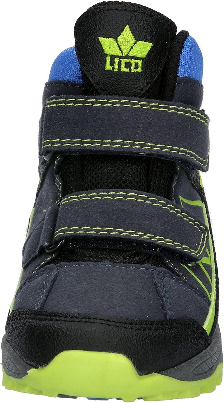 Lico Unisex Kinder Griffin High V Traillaufschuhe 30 EU Marine Blau Lemon, 30 EU Marine Blau Lemon