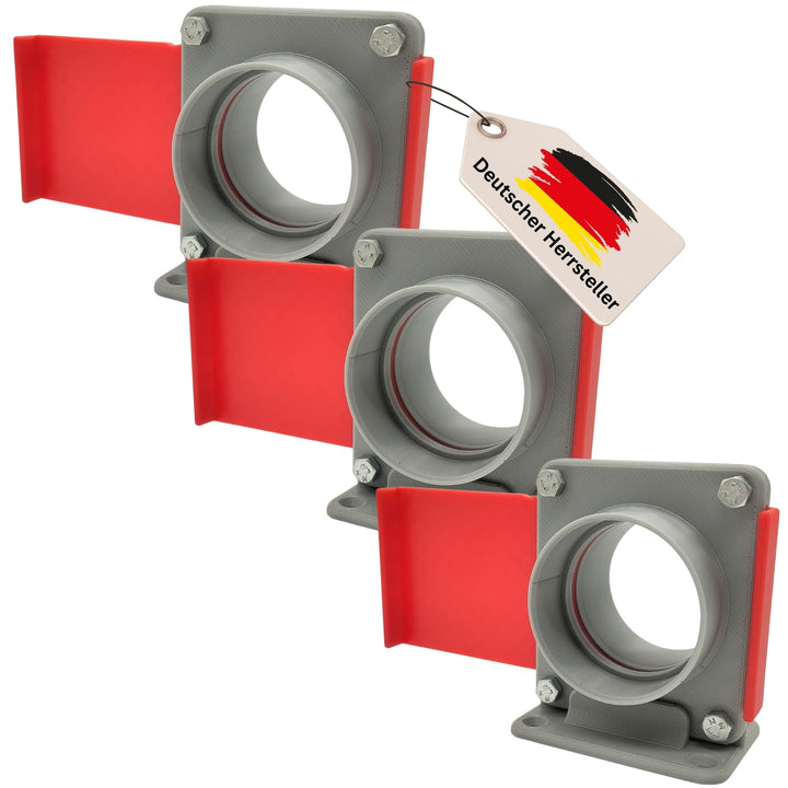 Absperrschieber DN50 für HT-Rohre – 3er-Set robustes Blastgate DN50 Set 3x, DN50 Set 3x