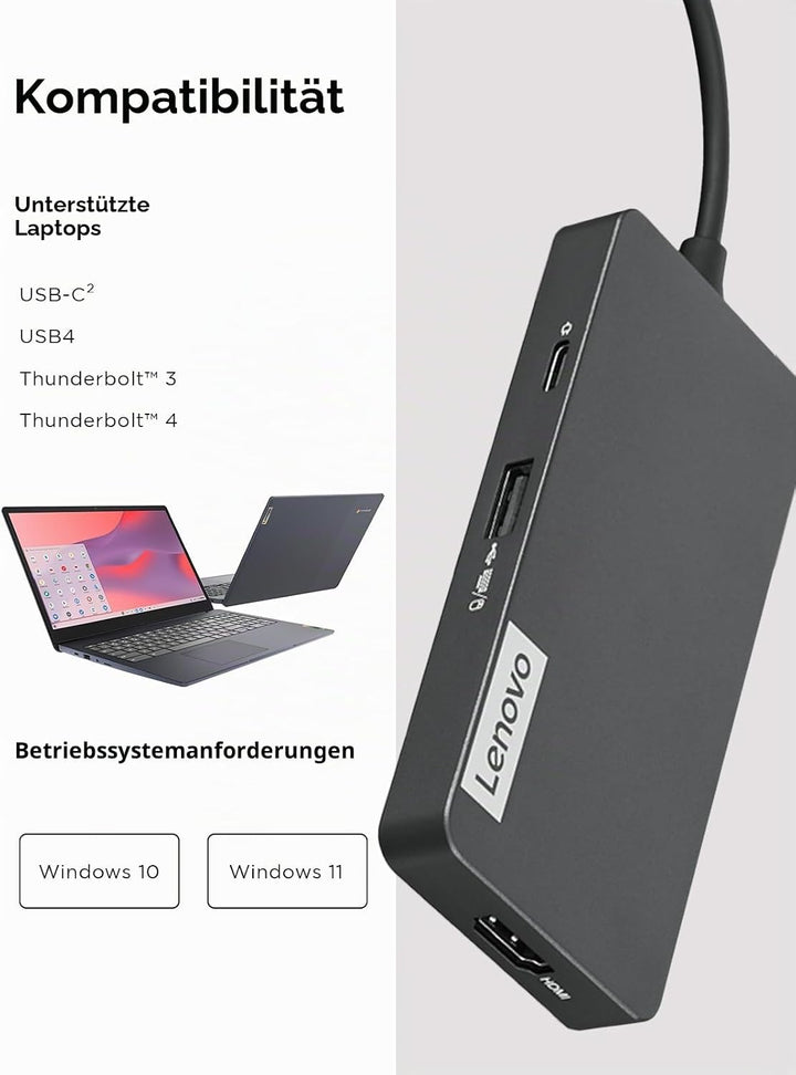 Lenovo USB-C 7-in-1 Hub Eisengrau, Eisengrau