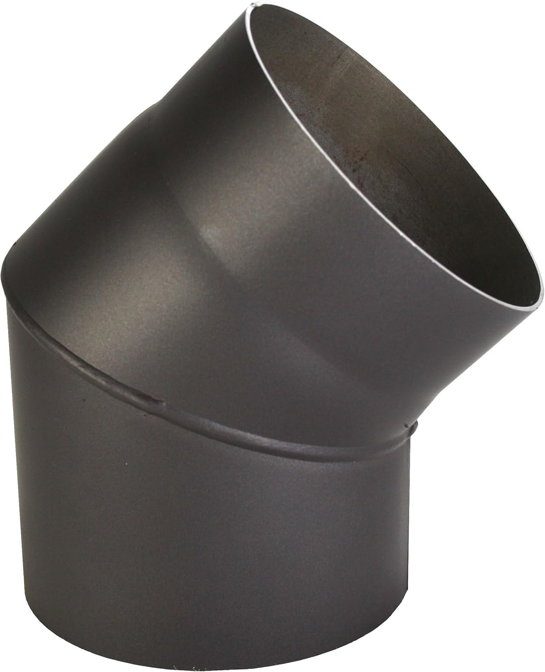 Ofenrohr Kaminrohr Bogen Abgasrohr Rauchrohr Rosette Wandfutter Ø DN 150 mm 2 mm Stahlrohr schwarz (