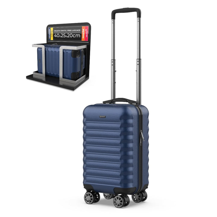 NUMADA - Reisekoffer Kabine 40 x 25 x 20 cm (20 l) Upfly Underseat 16 XXS mit abnehmbaren Rädern, Ka