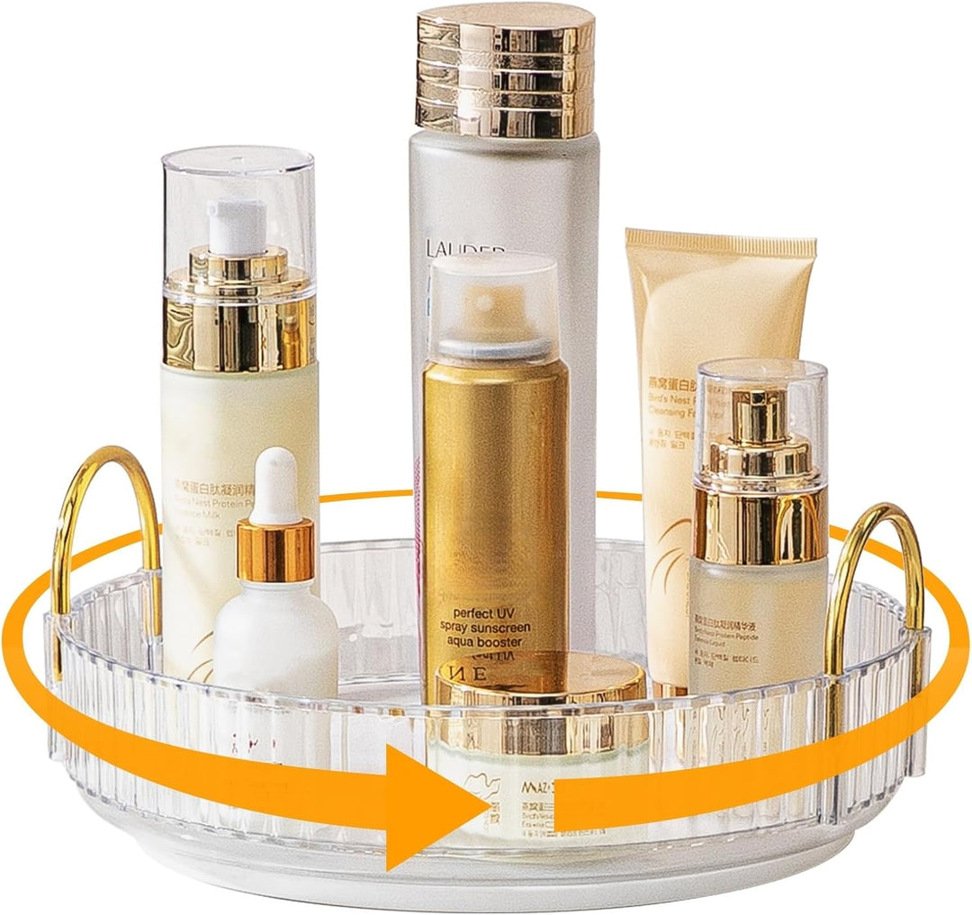 Make Up Organizer, 360° Drehbar Kosmetik Organizer, Beauty Organizer, Hautpflege Organizer für Badez