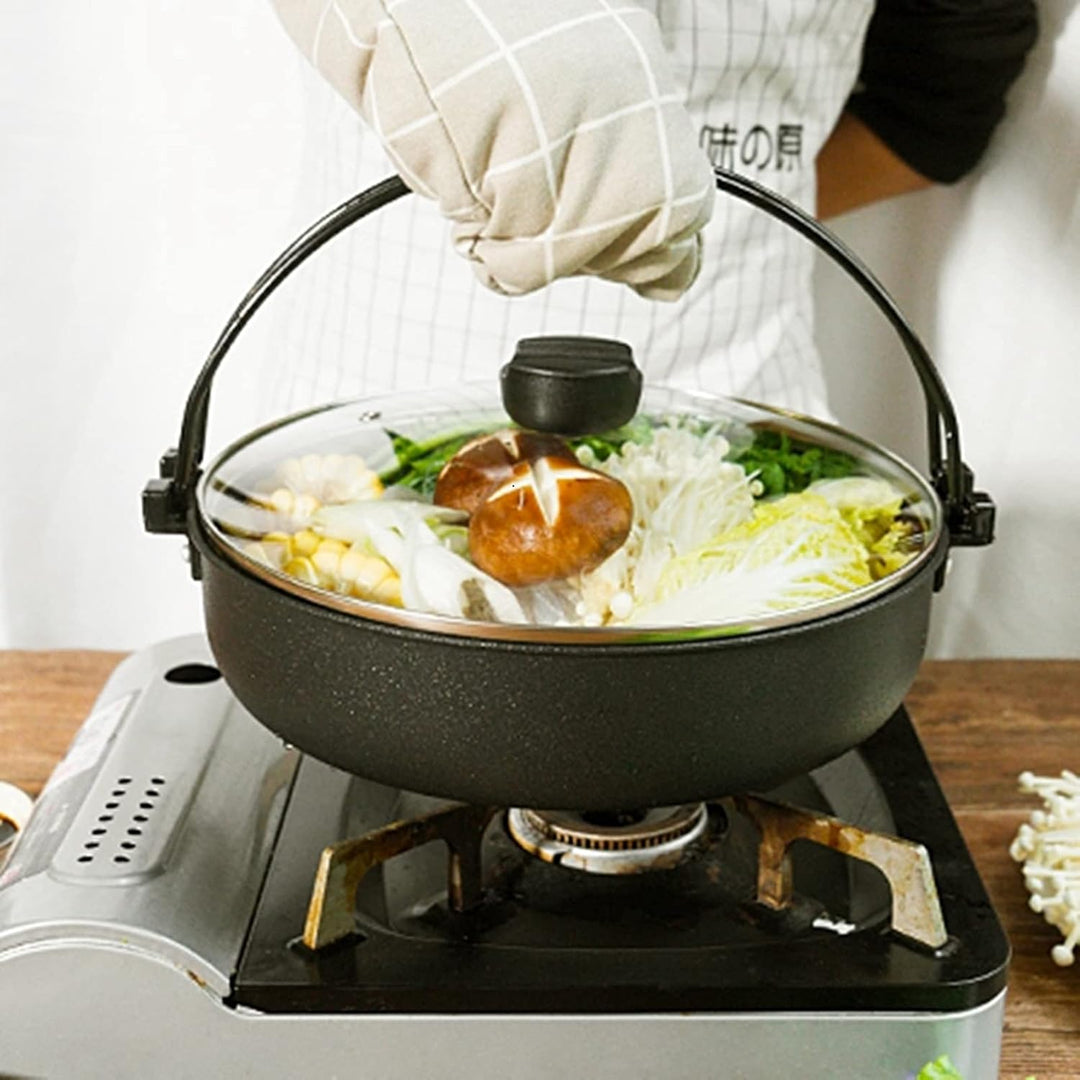 26,9 Cm Grosser Japanischer Hot Pot, Irori Nabe Shabu Hot Pot Sukiyaki-Topf Im Japanischen Stil Mit