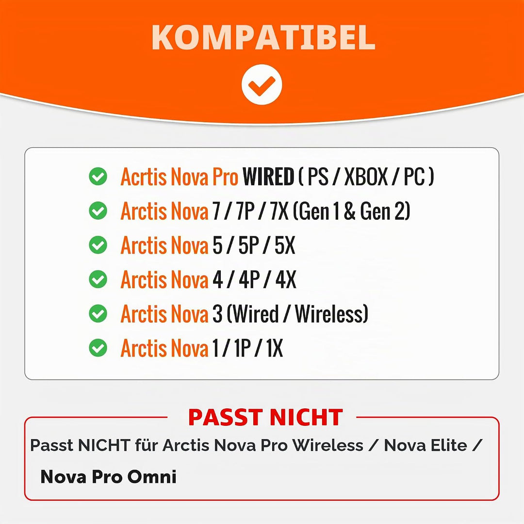 WC Freeze für Arctis Nova – Ersatz-Ohrpolster aus Hybridgewebe mit kühlendem Gel für Arctis Nova Pro