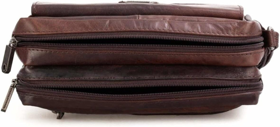 Spikes & Sparrow Handgelenktasche Leder 23 cm Cognac, Cognac