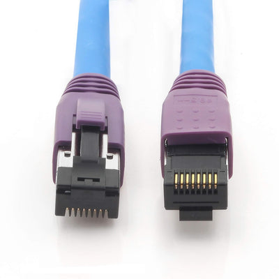 1CONN 3m Cat8 Gigabit Ethernetkabel Netzwerkkabel 40Gb s S FTP LSZH Cat 8 Datenkabel Rj45 blau - 5 S