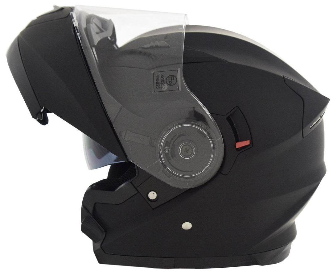 CRUIZER Helm Modular Motorrad zugelassen ece-22 – 05, schwarz matt, Grösse XL