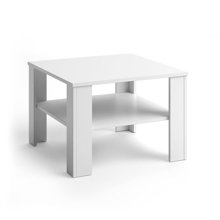 Vicco Couchtisch Homer, Weiss, 60 x 42 cm Weiss 60x42x60 cm, Weiss 60x42x60 cm