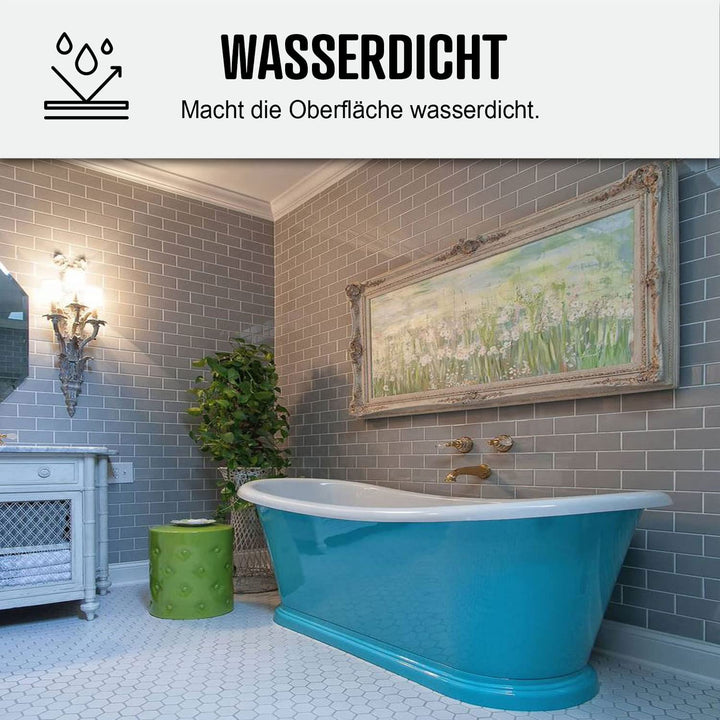 Renovierungs-Harz für Badewannen, Waschbecken, Emaille, Badezimmer - ARCAPOXY BADEWANNE RAL 1013 - T