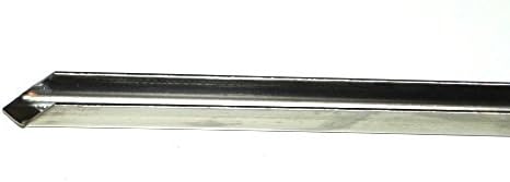 RIFFERT Edelstahl Spiess für Steckerlfische 6 Stück 49 cm 4-Kant