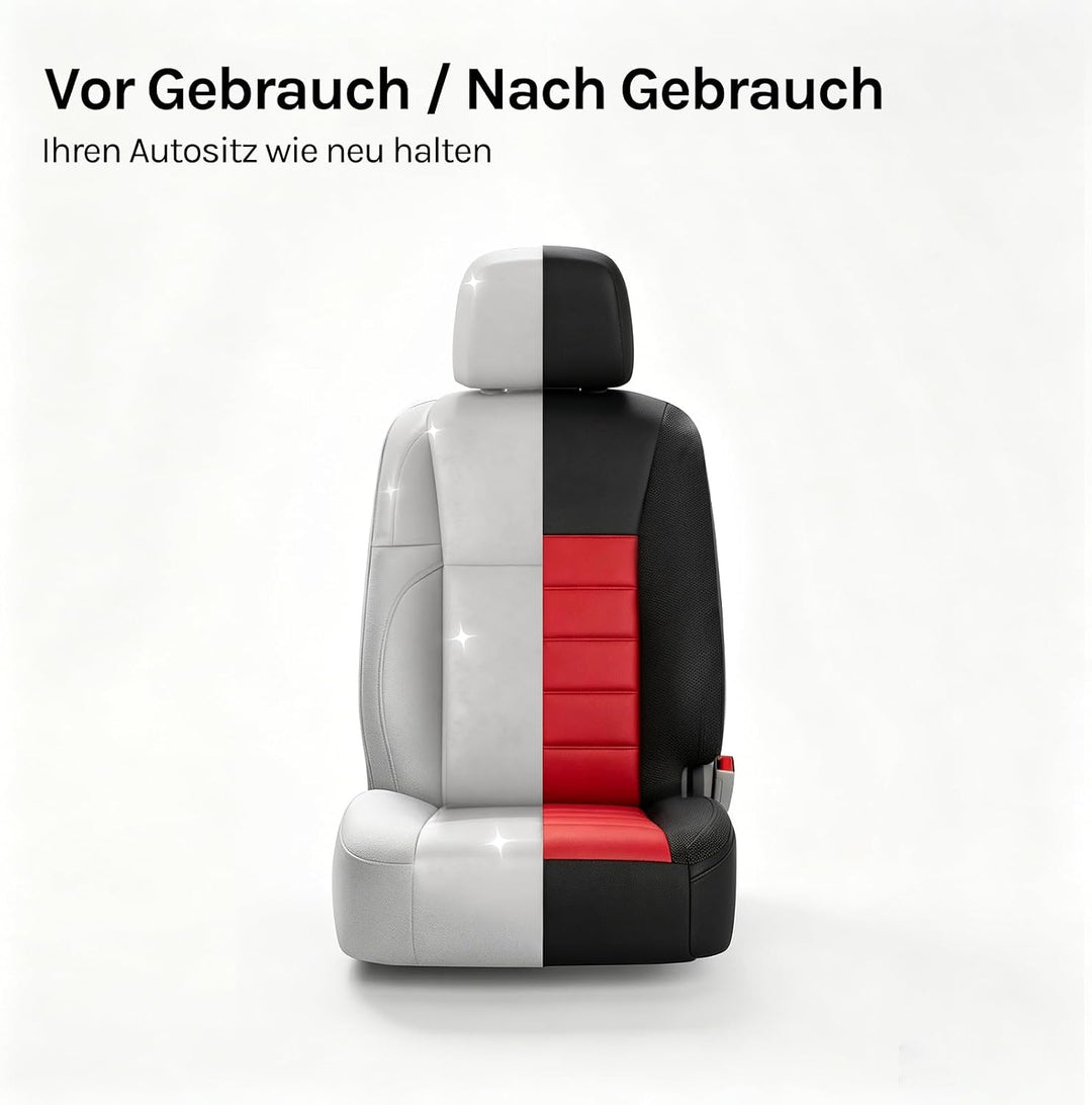 WOLTU AS7257-2 2er Sitzbezüge Auto Einzelsitzbezug universal Grösse, Komplettset, rot, rot