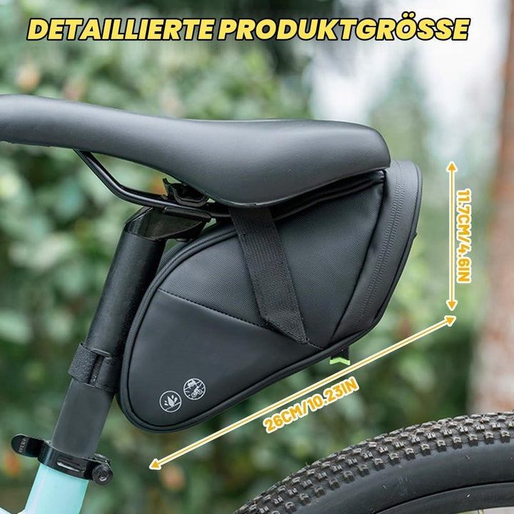 Fahrrad Satteltaschen, Wasserdichte Satteltasche mit Reflektierendem Streifen, Fahrradsatteltasche a