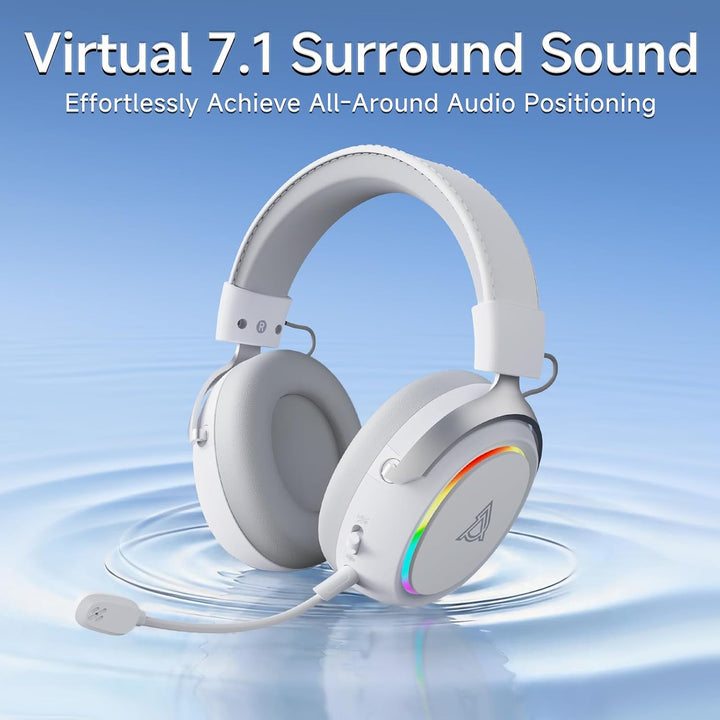 nacodex AJAZZ AHW10 Wired Gaming Headset with Detachable Microphone, DTS Headphone:X 7.1 Surround So
