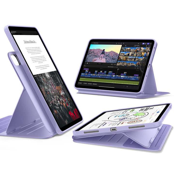ESR Hülle für iPad Air 11 Zoll M4/M3/M2, iPad Air 8/7/6/5/4 (2026/2025/2024/2022/2020), drehbare Hül