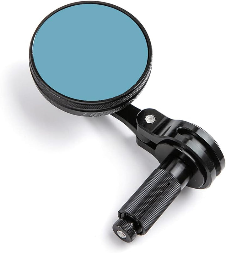 APEBAZY Motorradspiegel CNC Aluminium Rückansicht Rückspiegel Seitenspiegel #2 Schwarz, #2 Schwarz