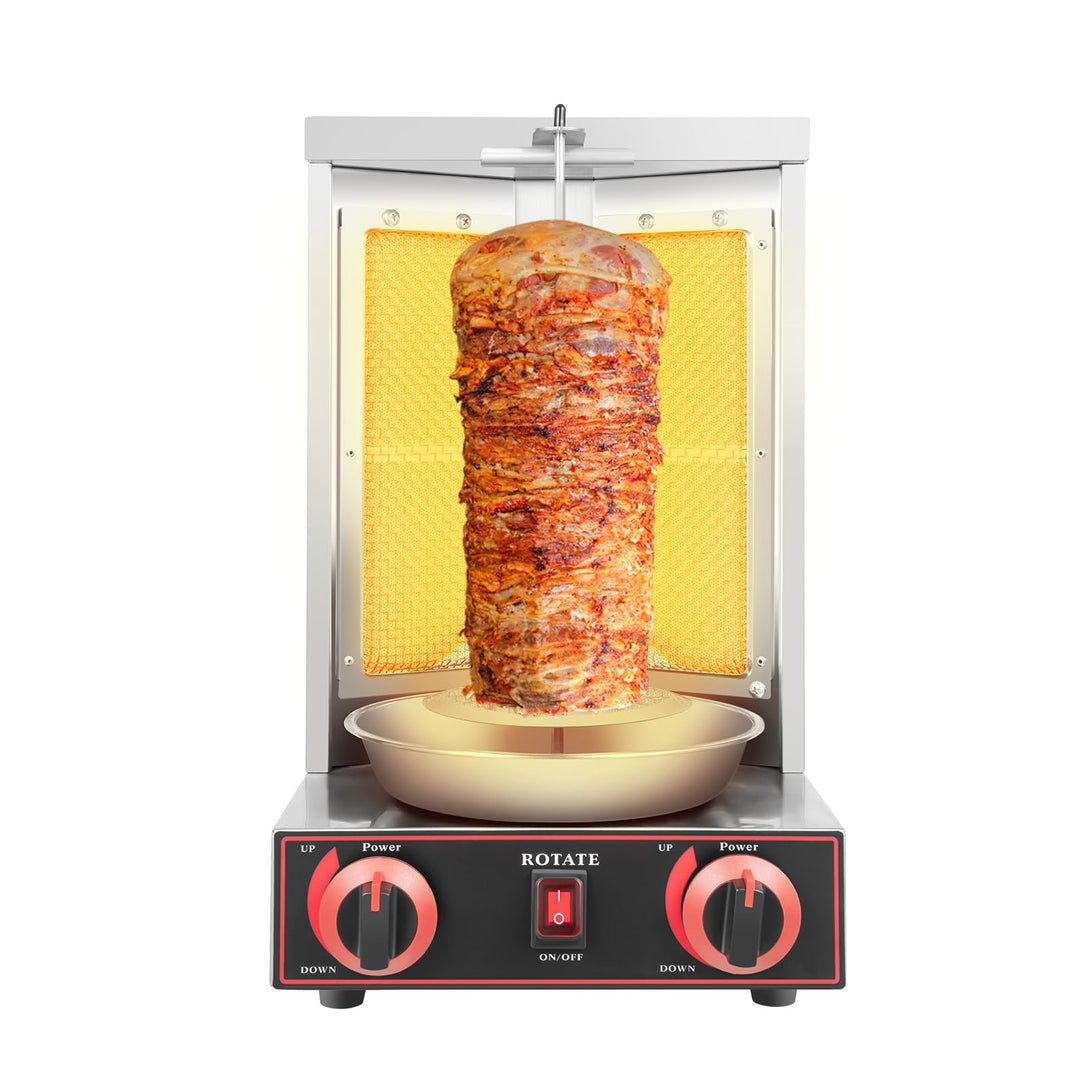 Gas Schawarma Grill, Gerät Döner, Vertical, Das 360° Rotationsdesign, Es Verwendet eine Infrarot Hei