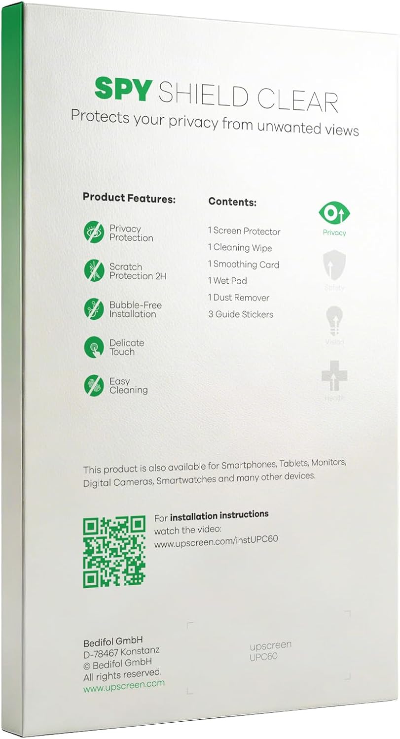upscreen Anti-Spy Blickschutzfolie für Lenovo ThinkPad T490s Privacy Screen Displayschutz-Folie [Sic