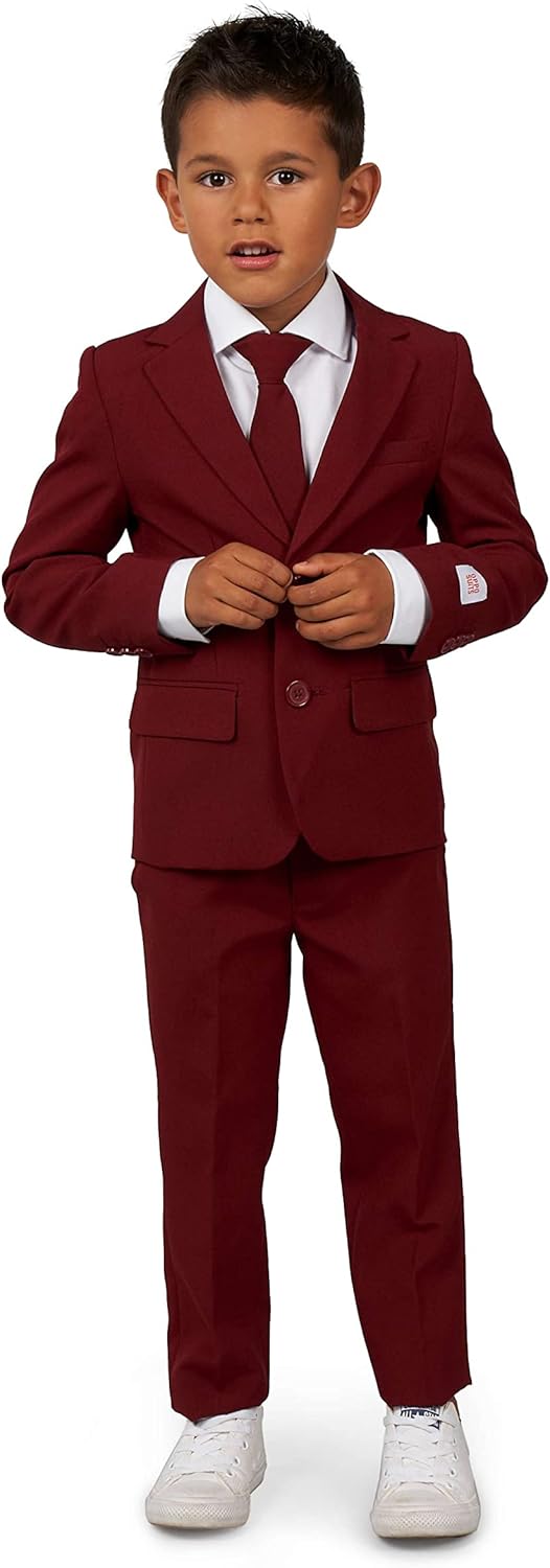 OppoSuits Einfarbiger Partyanzug für Jungen Outfit für Abschlussball und Hochzeit – inklusive Blazer