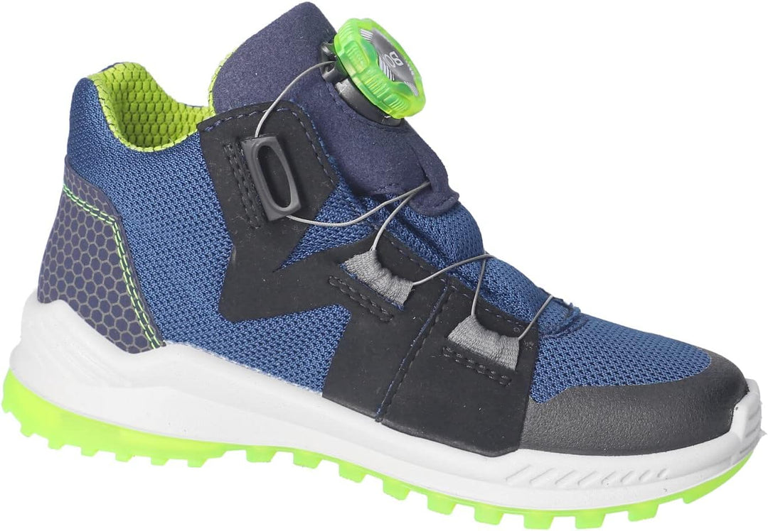 RICOSTA Jungen Stiefel Runner,Kinder Boots,lose Einlage,RicostaTEX,BOA 35 EU Jeans, 35 EU Jeans