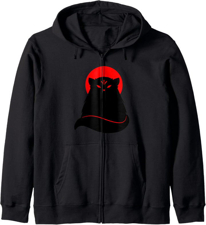 Kawaii Kitsune Anime Japanischer Fuchs Manga Kapuzenjacke