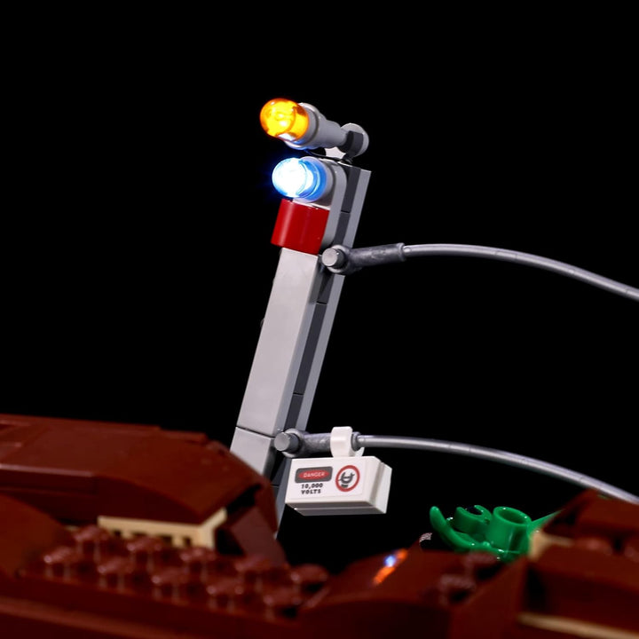 BRIKSMAX 76956 Led Beleuchtungsset für Lego Ausbruch des T. Rex - Compatible with Lego Jurassic Worl