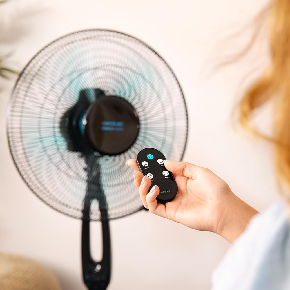 Cecotec Standventilator EnergySilence 560 Max Smart 45 W, 16 Zoll Durchmesser, 5 Flügel, 12-Stunden-