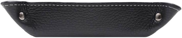 FrasiBags Taschenleerer aus echtem Leder, hergestellt in Italien, Ablagetablett für den Eingang, lee