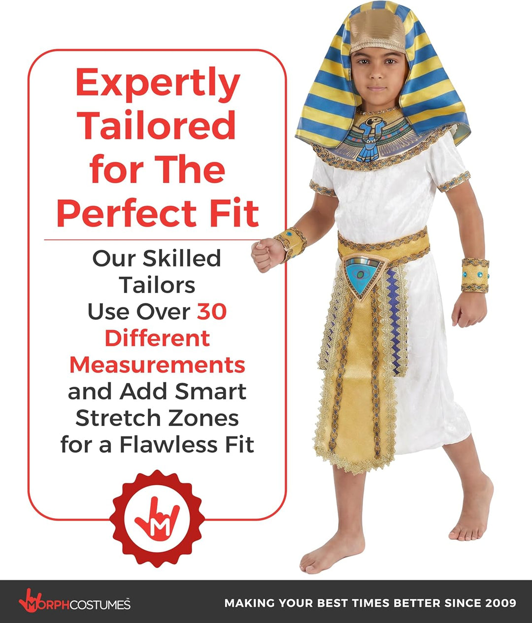 Fun Shack Kostüm Pharao Kinder, Pharao Kostüm Kinder, Kostüm Ägypter Kinder, Ägypten Kostüm Kinder,