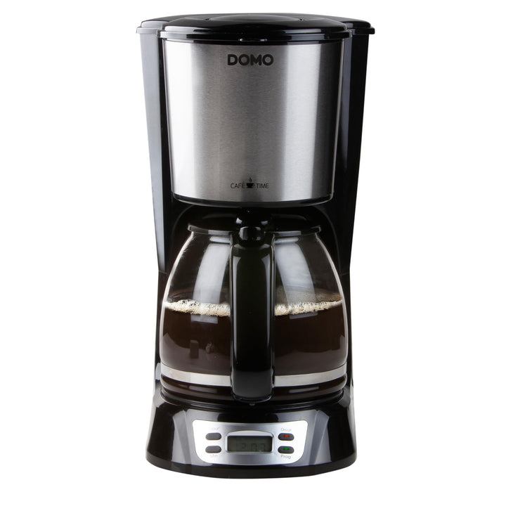 Domo DO708K - Kaffeeautomat- 1,5 L - Timer, Schwarz, Silver