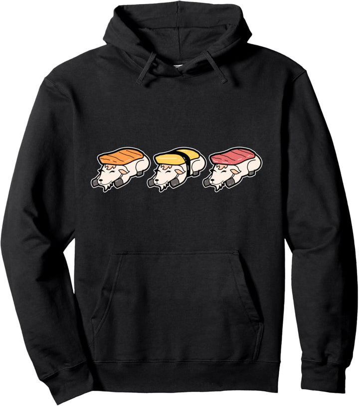 Ziege Farmer Bauern Bauernhof Chinesisches Sushi mit Ziegen Pullover Hoodie