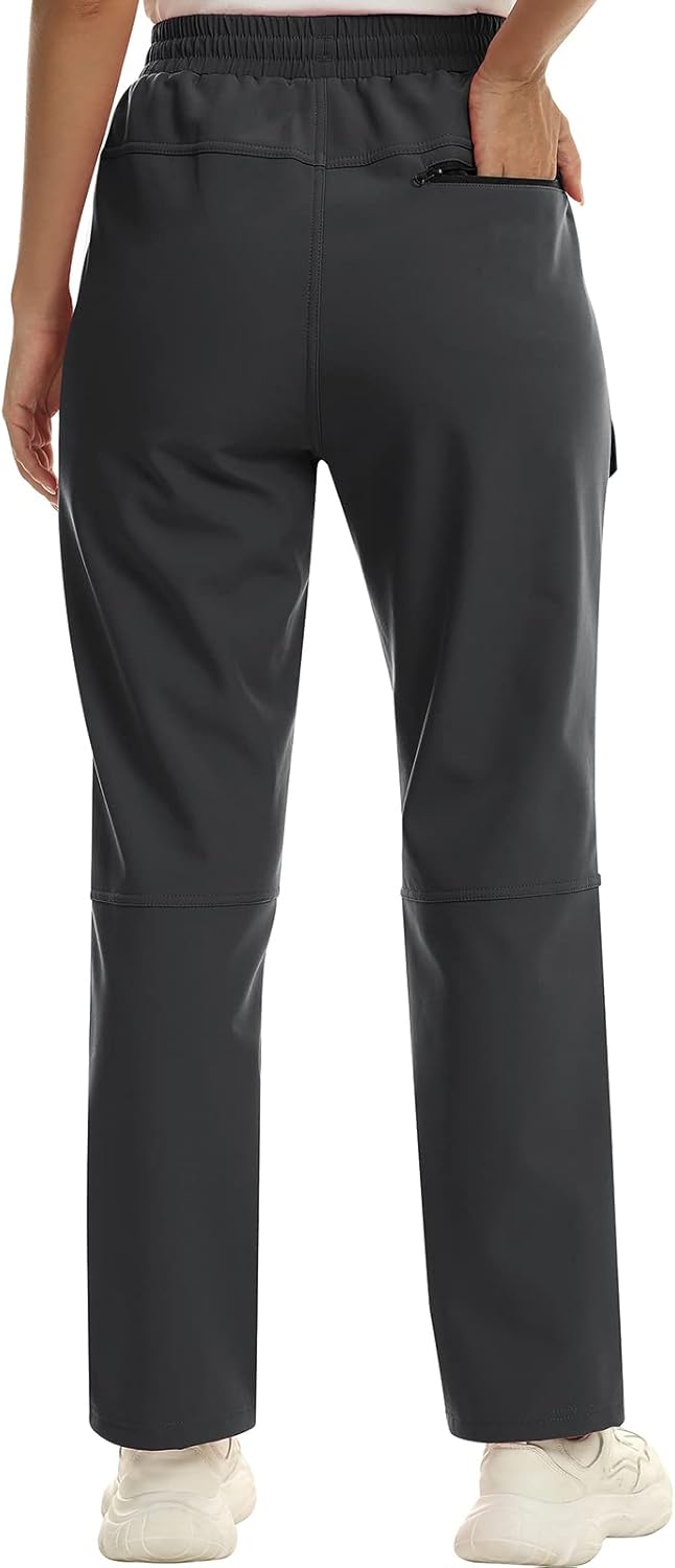 MoFiz Damen Wanderhose Skihose Softshellhose Outdoorhose Thermohose Winddichte Berghose Arbeitshose