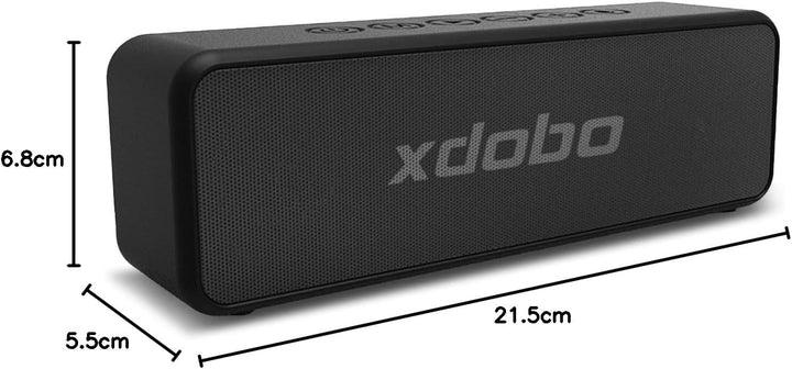 xdobo X5 Bluetooth-Lautsprecher, 30 W kabelloser tragbarer Lautsprecher, IPX6 wasserdicht, TWS-Pairi