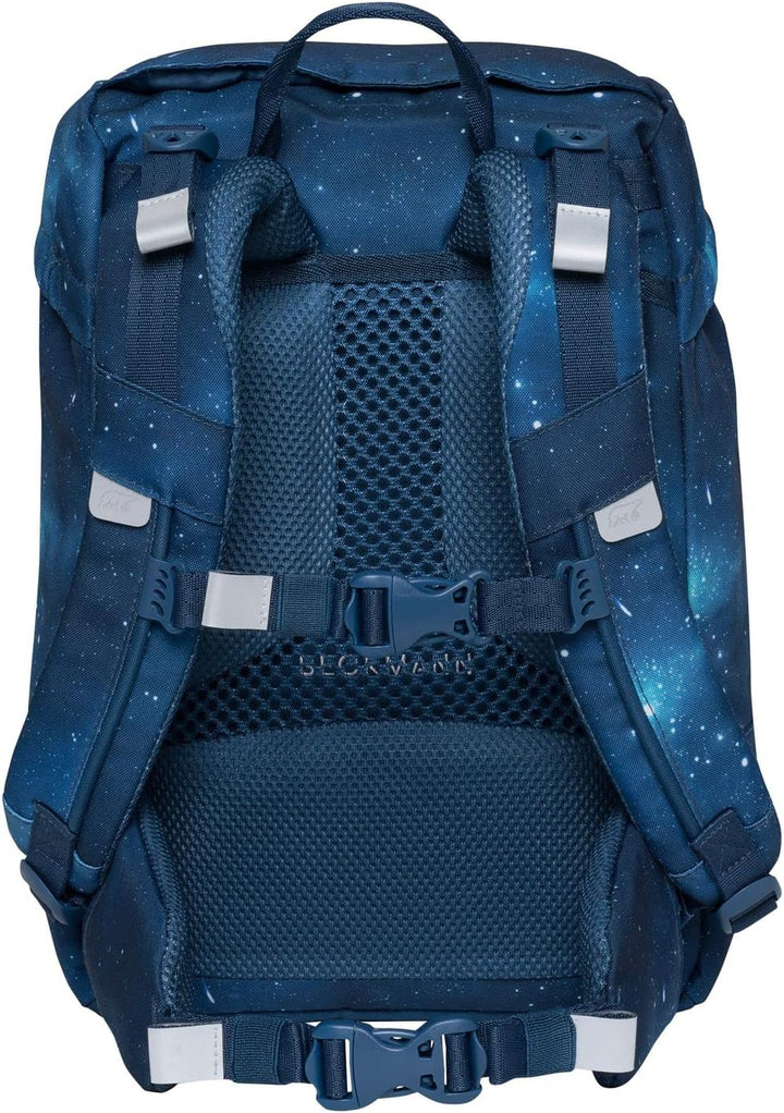 BECKMANN, Schulrucksack-Set Classic, 6-teilig, Grundschule, ergonomisch, inkl. Regenüberzug, 22L Spa