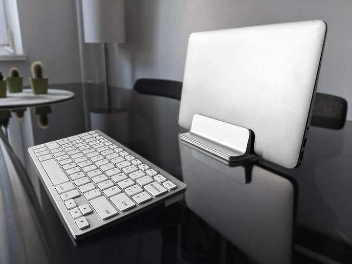 MyGadget Laptop Ständer Aluminium [Hochkant] - Verstellbare Stand Halterung für Notebooks wie z.B. A