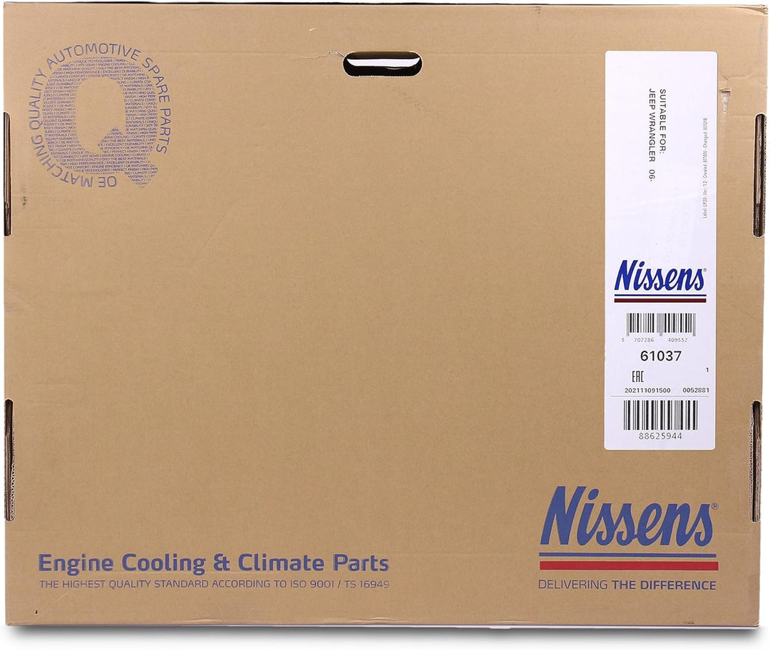 Nissens 61037 Heizkörper Kühlung des Motors