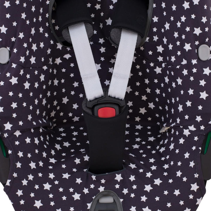 JYOKO KIDS Bezug kompatibel mit Maxi Cosi Pebble 360 Y FamilyFix 360, aus Baumwolle (Winter Sky) Win