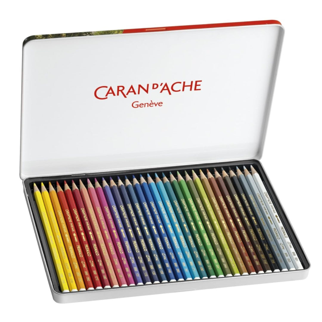 Caran d'ACHE - PRISMALO Aquarelle Buntstifte in Metallbox - 30 Stück
