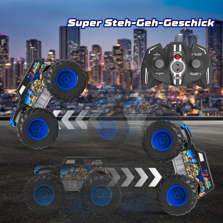 Monstertruck, 1:16 Ferngesteuerter Monstertruck Ferngesteuert mit Licht | 360°Drehung Monster Truck,