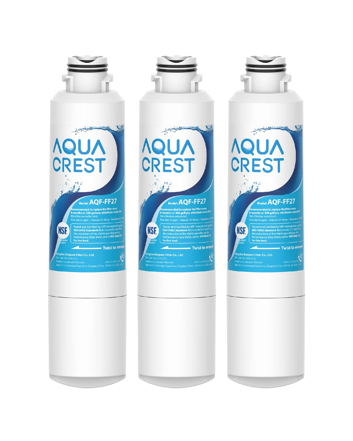 3X AQUACREST DA29-00020B Kühlschrank Wasserfilter, Kompatibel mit Samsung DA29-00020B, HAF-CIN EXP D