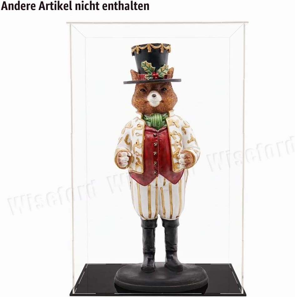Tingacraft Acryl Vitrine Gross (21,9 x 17,9 x 35 cm) Schaukasten für 1/6 Figur 21,9x17,9x35 cm, 21,9
