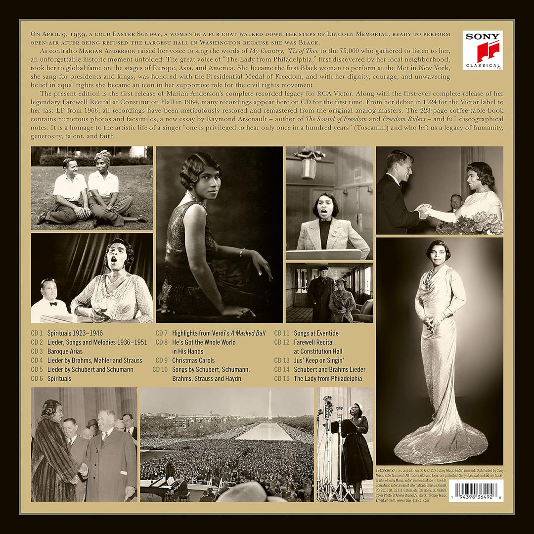 Marian Anderson-Beyond the Music-Her complete RCA Victor Recordings, Audio-CD