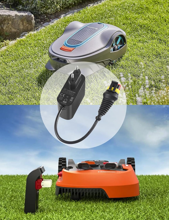 Lonnky 28V 1,3A Netzadapter für Husqvarna Automower 105, 115H,305， 310, 315, 315X, 320, 330X, 405X,