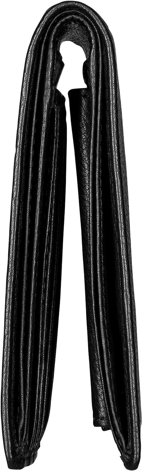 Red Baron Schwarze Herren Geldbörse aus Leder Querformat RB-WT-004-07